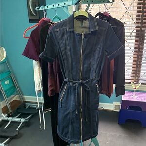 White House Black Market Indigo Denim Dress